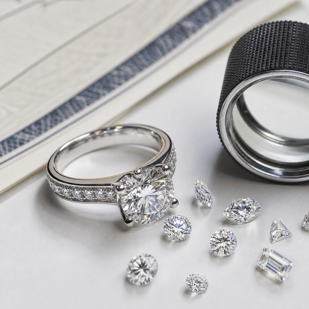 Diamant naturel expertisé à Paris